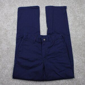 Workrite FR 2112 Pants Men 30x34 Blue Flame Resistant Westex Indura Cotton Cat 2